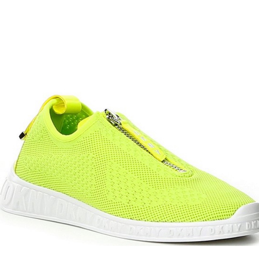 DKNY, the Melissa Neon Zip Slip On Sneakers